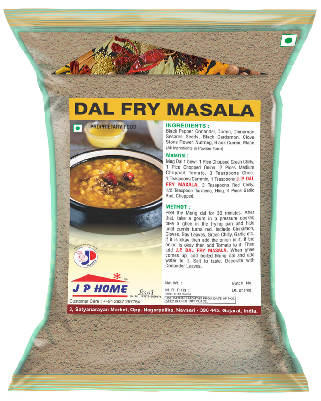 Dal Fry Masala – Jphomemasala
