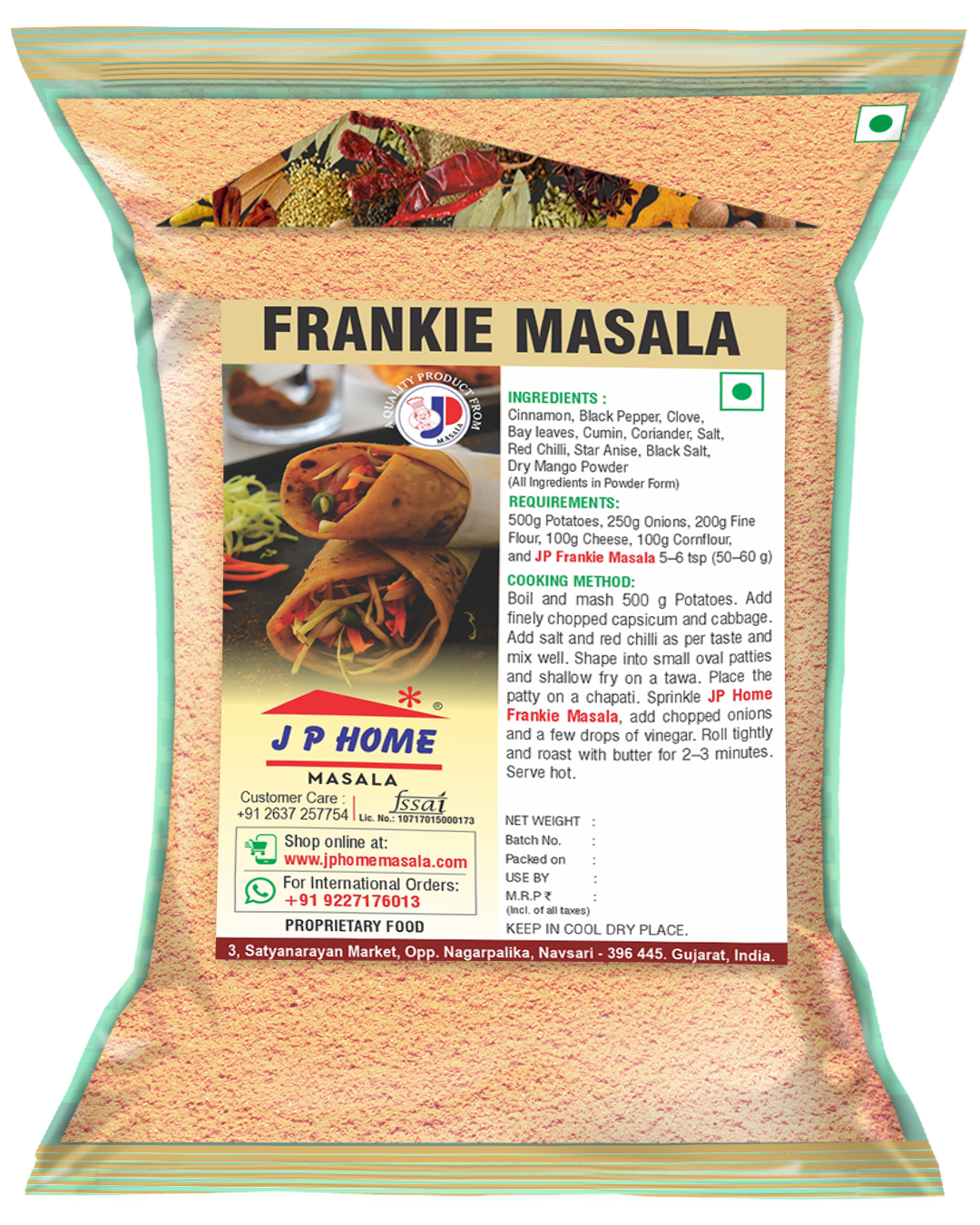 Veg Frankie Masala