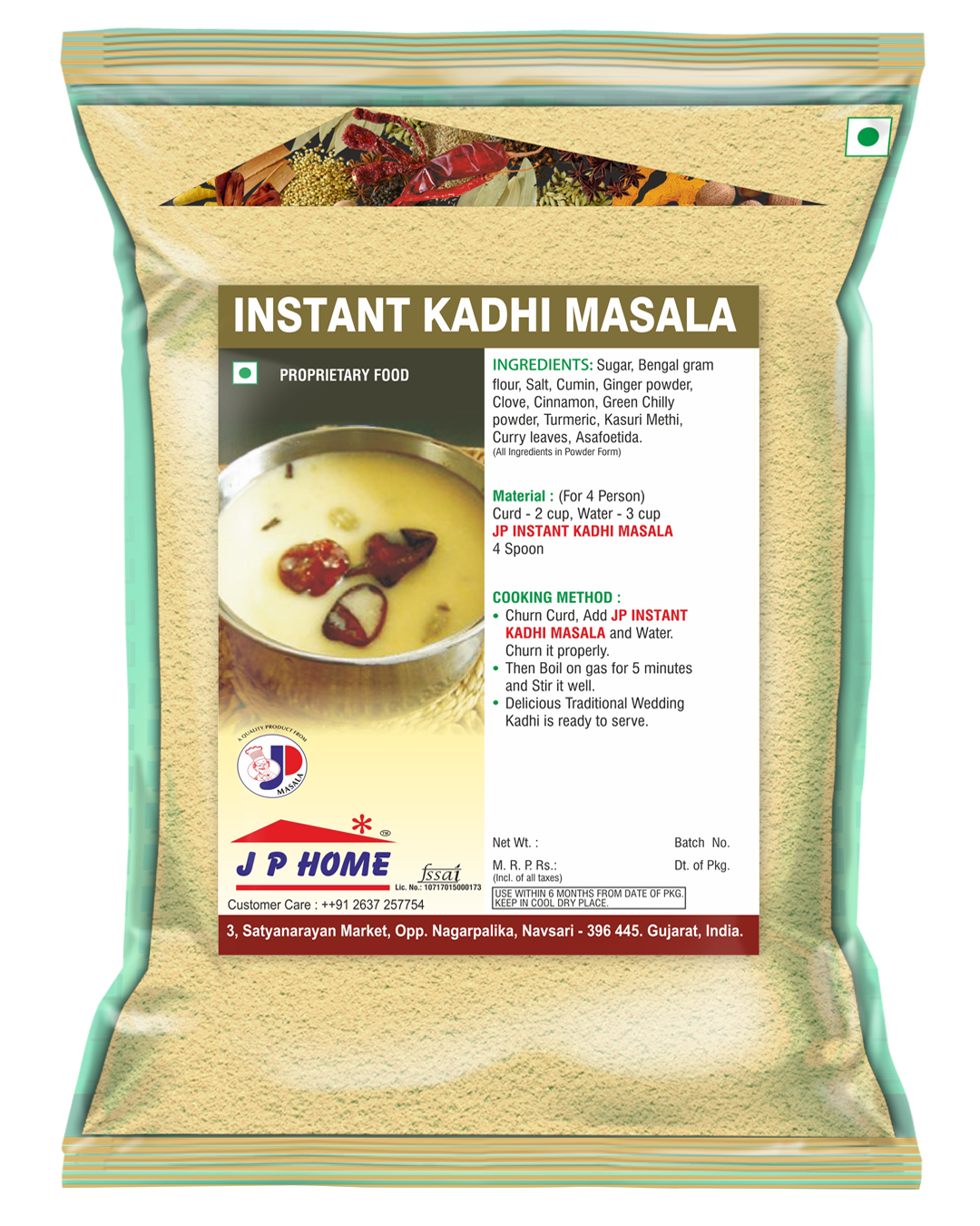 Gujarati Kadhi Masala