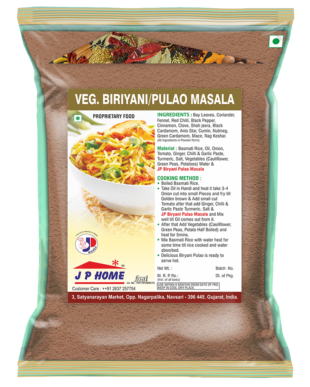 Veg- Biryani Masala